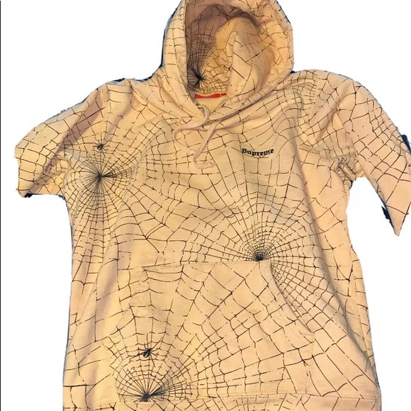 Supreme Hoodie Spider Webbed Design - Picture 4 of 4